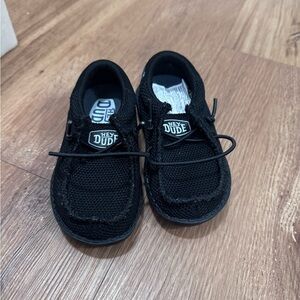 Hey Dude Black toddler shoes